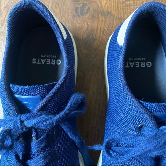 GREATS Men’s Brooklyn Royale Knit Navy Blue SZ 9.5 - Picture 3 of 12